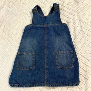 Mud pie denim jumper dress, girls size 2t-3t